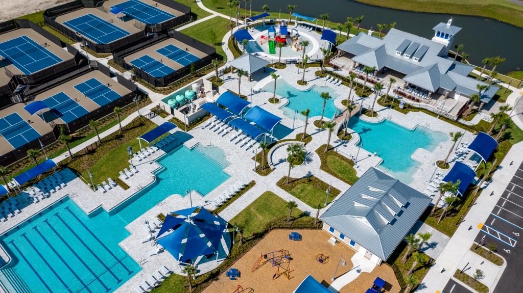 SilverLeaf master-planned community aerial view